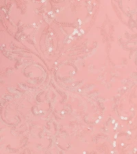 Beverly Lace-Up Bodycon Sequin Party Dress