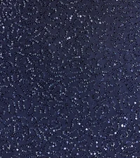 Karla V-Neck Beaded Sequin A-Line Mini Dress