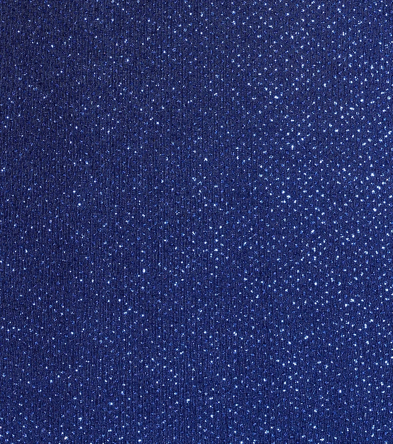 Briana Open-Back Bodycon Glitter Mini Dress