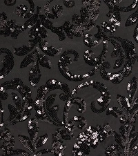 Larissa Bow Strap Sequin Formal Mini Dress