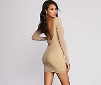 Pearly Perfect Mini Dress