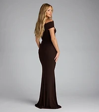 Ashlynn Off-Shoulder Mermaid Formal Dress