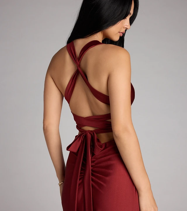jianne formal lace-up back long dress Windsor Windsor dresses