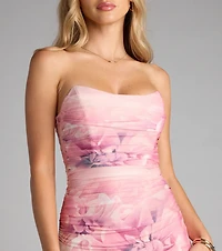 Trina Floral Mermaid Formal Dress