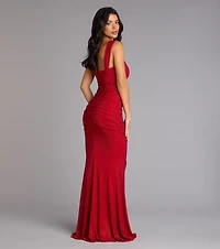 Kaylie Rhinestone Mermaid Formal Dress