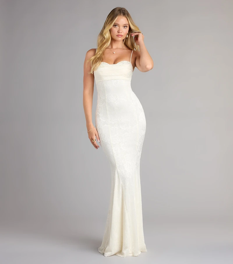 Kendal Lace Mermaid Formal Dress