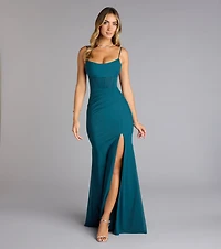 Marabella Mesh Corset Mermaid Formal Dress