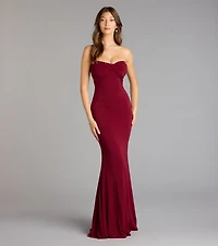 Jessica Strapless Mermaid Formal Dress