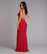Zooey Open Back Mermaid Formal Dress