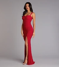 Zooey Open Back Mermaid Formal Dress