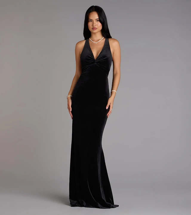 green emerald velvet dress M.M.LaFleur Women's Gabriella Dress - Black main image 0