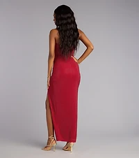 Desirae Rhinestone Formal Dress