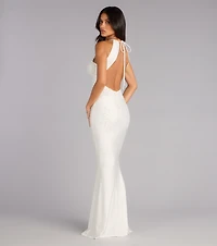 Melonie Open Back Mermaid Formal Dress