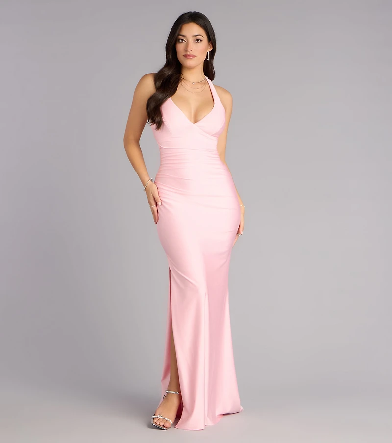 Jianne Formal Lace-Up Back Long Dress