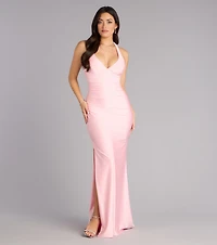 Jianne Formal Lace-Up Back Long Dress