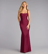 Gabriella Lace-Up Mermaid Formal Dress