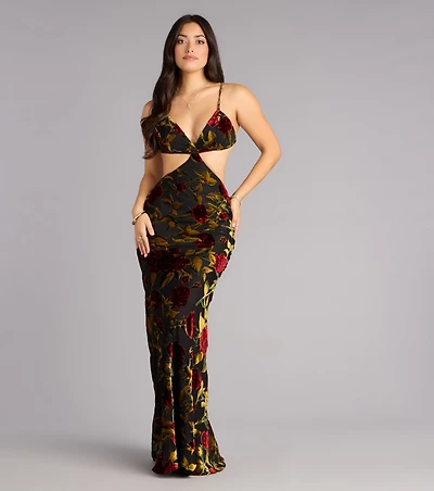 Milana Velvet Open Back Mermaid Formal Dress