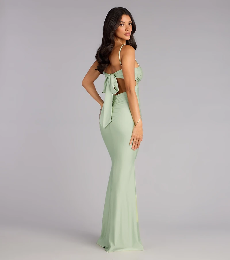 Sierra Tie-Back Mermaid Formal Dress