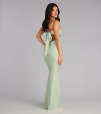 Sierra Tie-Back Mermaid Formal Dress