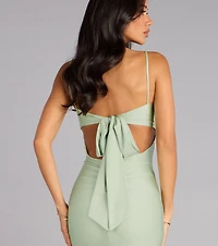 Sierra Tie-Back Mermaid Formal Dress