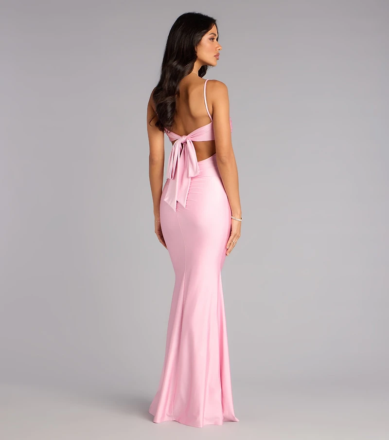 Sierra Tie-Back Mermaid Formal Dress
