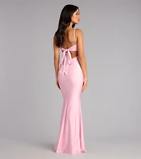 Sierra Tie-Back Mermaid Formal Dress