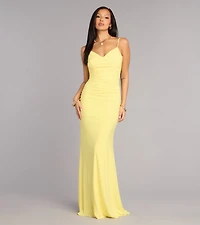 Edna Open Back Mermaid Formal Dress