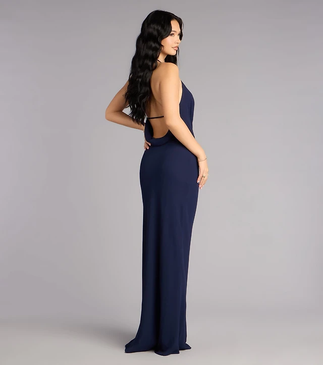 lorella satin empire lace back formal dress Windsor Lorella Satin Empire Lace Back Formal Dress at Hamilton Place in  Chattanooga, TN