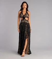 Lyla Lace A-Line Formal Dress