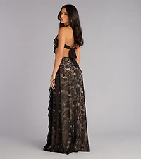 Lyla Lace A-Line Formal Dress