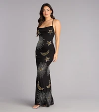 Daniella Celestial Rhinestone Formal Dress