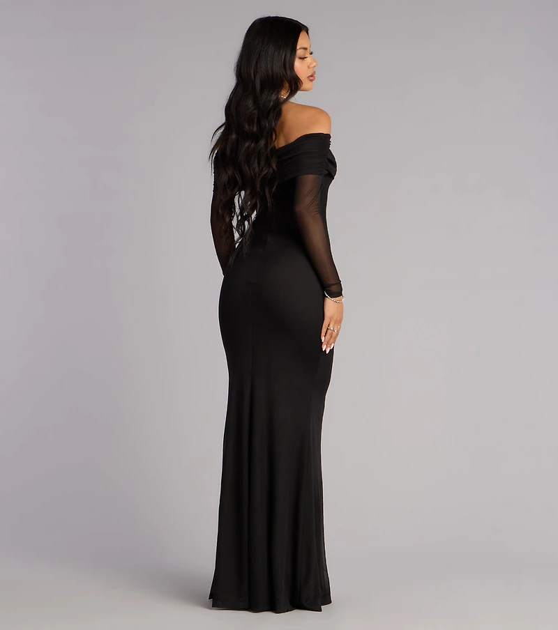 Madeline Mesh Mermaid Formal Dress