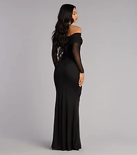 Madeline Mesh Mermaid Formal Dress