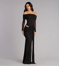Madeline Mesh Mermaid Formal Dress