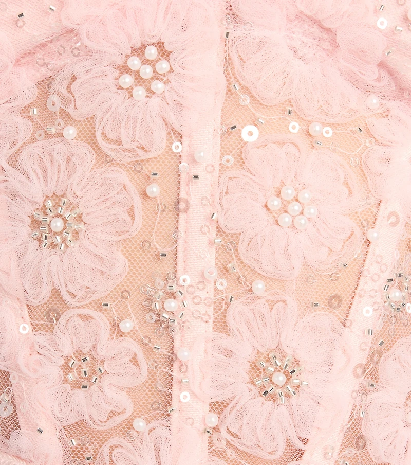 Elodie Sequin Beaded Corset Mermaid Dress