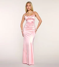Lesley Satin Mermaid Formal Dress