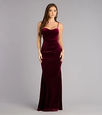 Layne Velvet Mermaid Formal Dress