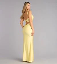 Trish Open Back Mermaid Formal Dress