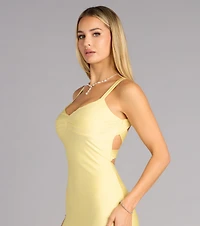 Trish Open Back Mermaid Formal Dress
