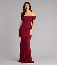 Allison Off-The-Shoulder Mermaid Formal Dress