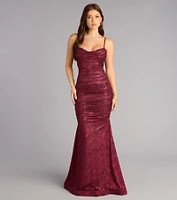 Adelyn Glitter Knit Mermaid Dress