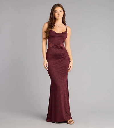 Alyce Side Lace Mermaid Formal Dress