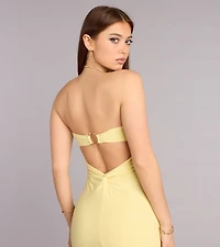 Alaina Glitter Knit Mermaid Dress