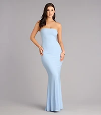 Alaina Glitter Knit Mermaid Dress