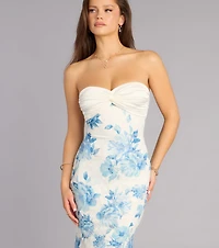 Annika Floral Lace Mermaid Dress