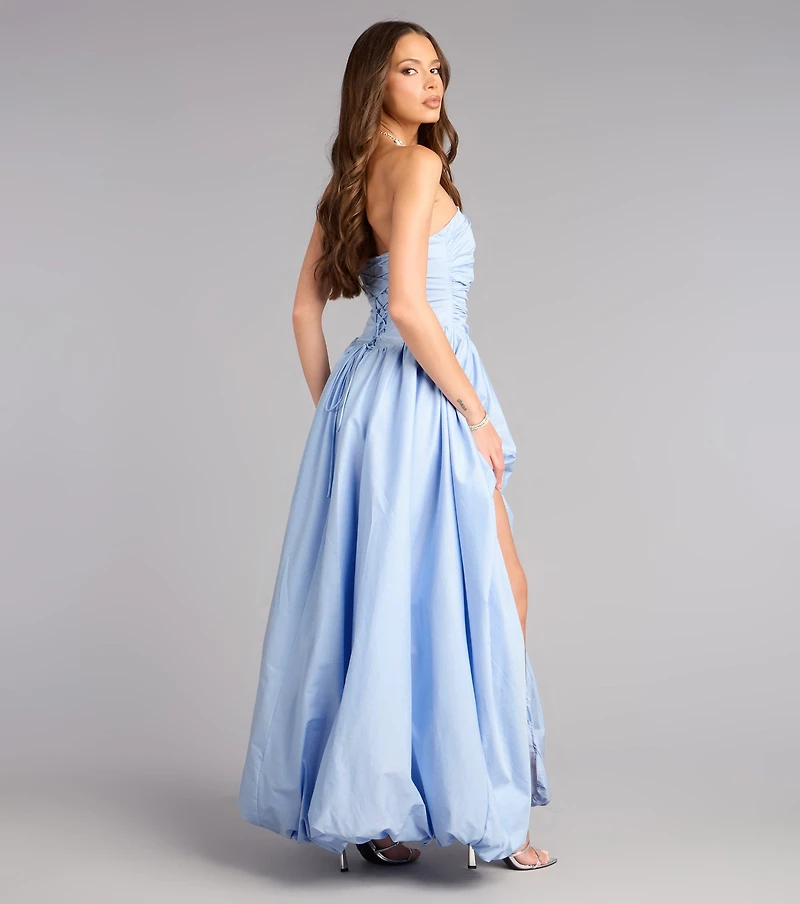 April A-line Bubble Formal Dress