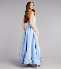 April A-line Bubble Formal Dress