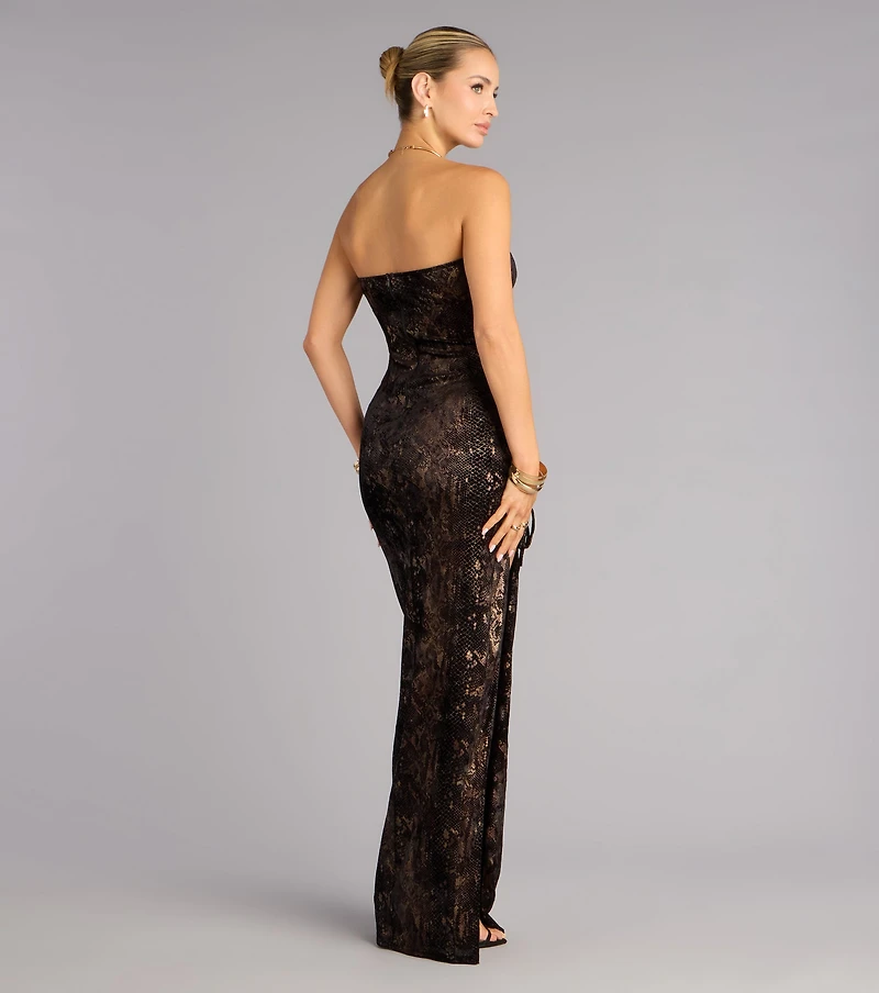 Kassandra Lace-Up Formal Dress