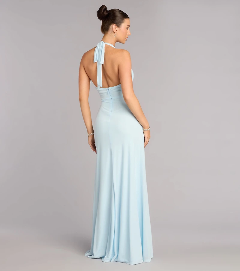 Kendall Mesh A-Line Formal Dress