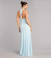 Kendall Mesh A-Line Formal Dress